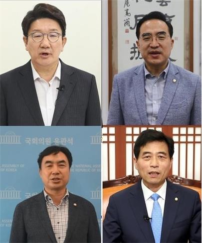 ※사진 설명:권성동 국민의힘 원내대표, 박홍근 더불어민주당 원내대표, 김민기 국회 국토위원장, 윤관석 국회 산업위원장(상단 왼쪽부터 시계방향)