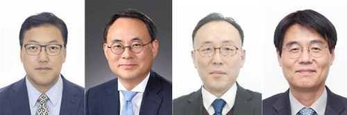 김병환 기획재정부 1차관·고기동 행정안전부 차관·이한경 행안부 재난안전관리본부장·김형렬 행정중심복합도시건설청장