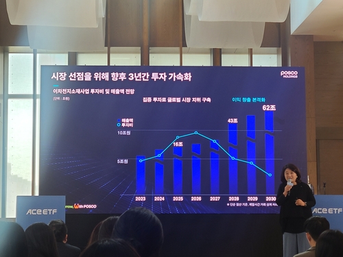 포스코 IR 총출동…베스트 애널 출신 한영아 "중복 상장 이슈 없을 것"_한상민