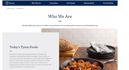 타이슨푸드, 약세…육류 소비 감소로 실적 둔화 예상_배수연