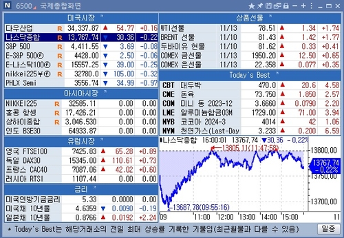 [뉴욕 마켓 브리핑](11월14일)_문정현