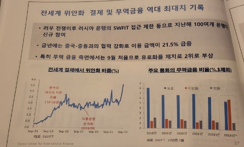 한국의 위안화 활용 Review, 이치훈 국제금융센터 연구위원 발표 중 일부