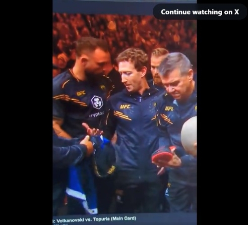 [딜링룸 백브리핑] UFC 참석한 저커버그, 어색한 태도에 밈 탄생_홍예나