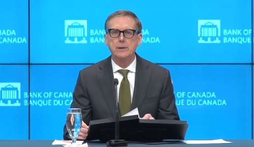 캐나다중앙銀 맥클렘 총재 '금리인하 고려, 너무 이르다'_정선영