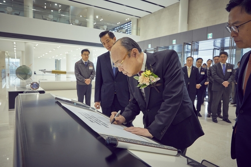 5년 만의 현장 경영 김승연, 이번에도 '한화에어로'_유수진