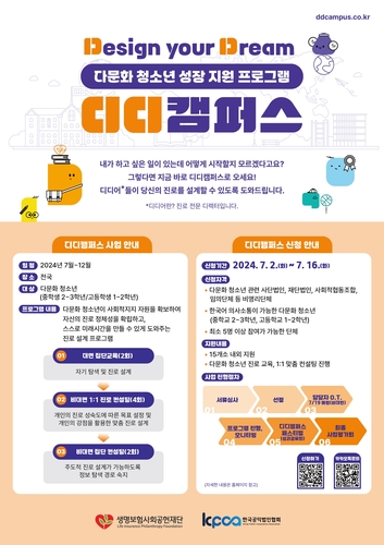 생명보험재단, 다문화 청소년 진로 설계 돕는 '디디캠퍼스' 참여 모집_황남경