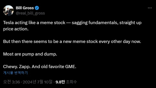 채권왕이 본 최근 테슬라 주가 움직임…"밈주식인가"_이재헌