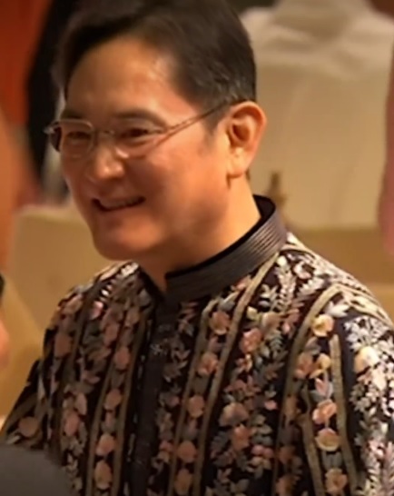 무케시 암바니 회장 막내 결혼식 참석한 이재용 회장.