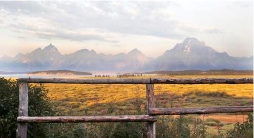 미국 와이오밍주의 잭슨홀 전경:연합뉴스 제공