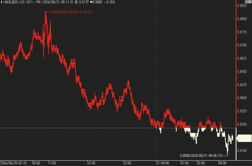 [뉴욕채권] 美 국채가 강세 지속…고용 수정치 앞두고 '긴장'_진정호