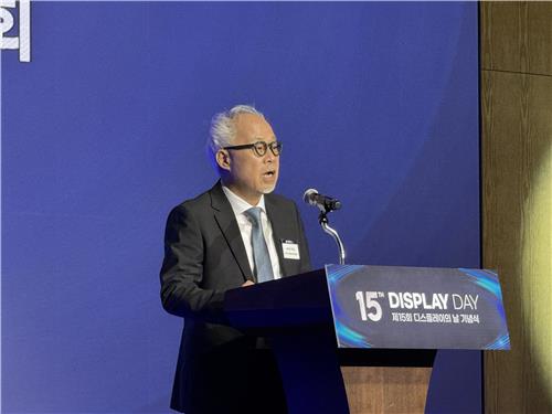 환영사하는 최주선 삼성디스플레이 사장