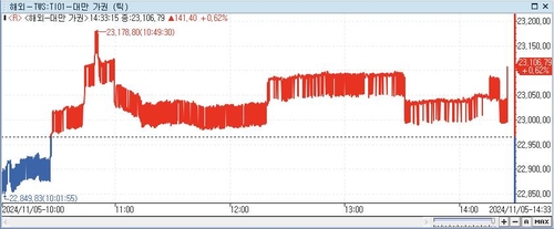 [대만증시-마감] 美 대통령 선거 결과 대기하며…0.62%↑_이지윤