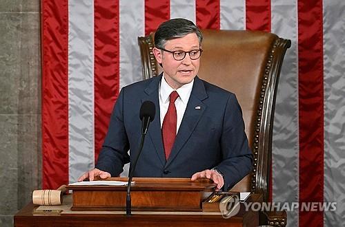 마이크 존슨, 美 권력 서열 3위 하원의장에 재선출_김현