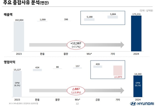 현대차, 지난해 매출 사상 최대…영업익은 예상 하회(종합)_김경림