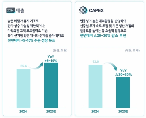 LG에너지솔루션 2025년 매출, 캐팩스 가이던스