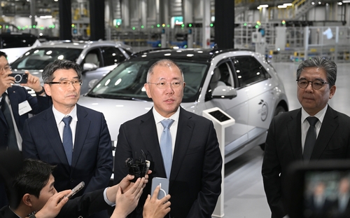 정의선 현대차그룹 회장 "관세는 국가 간 문제…기업·정부 협력해야"_김경림