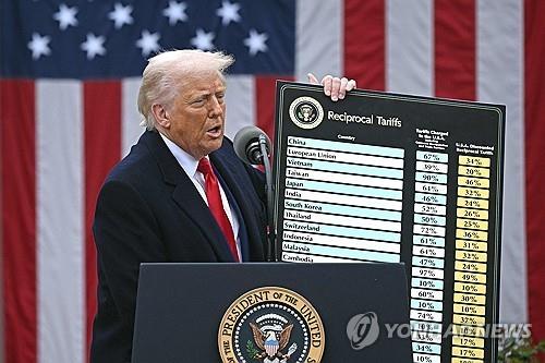 트럼프 상호관세 발표하자 시외거래서 기술주 급락…애플 6% '뚝'_정윤교