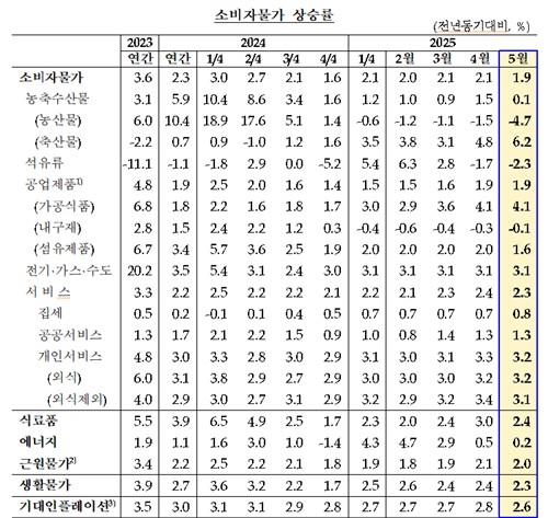 한은 "물가, 하반기부터 유가 하락·낮은 수요에 1%대 전망"(종합)_손지현