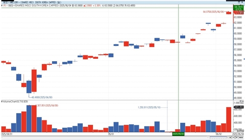 뉴욕 상장 韓 ETF, 새 정부 기대 속 일제히 3%대 급등_이민재