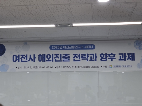 "여전사, 해외시장 개척 통한 새로운 수익원 발굴 시급"_허동규