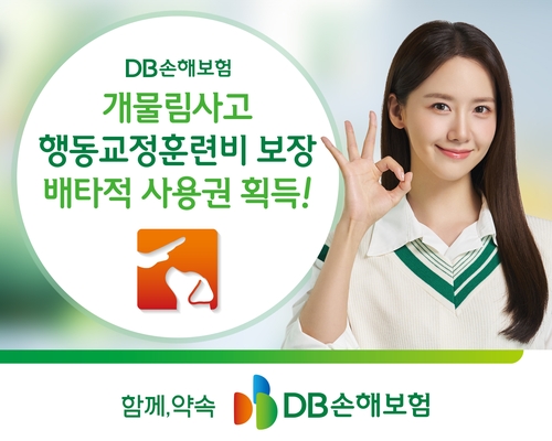 DB손보, '개 물림' 교정 훈련비도 보장…펫 보험 첫 9개월 배타적 사용권_이수용