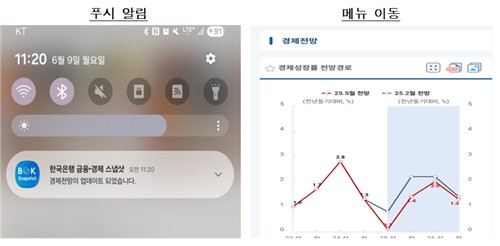 한은, '금융·경제 스냅샷' 모바일앱 출시…통계 공개시 알림_손지현