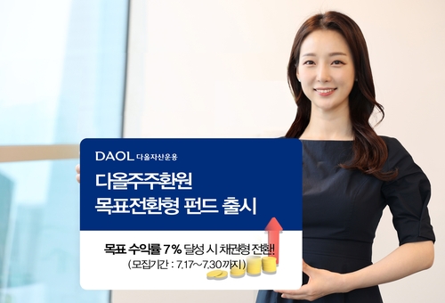 "자사주매입 종목편입 목표수익률 7% 조준"…다올주주환원 목표전환형펀드_노요빈