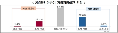 기업 10곳 중 5곳 "하반기 경영 여건, 상반기와 비슷"_유수진
