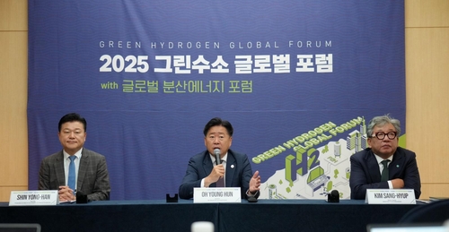 오영훈 제주지사 "尹정부, 수소 정책 관심 밖…분산에너지로 전기요금 인하"_윤은별