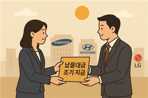주요 대기업 19곳, 추석 전 7조6천억원 규모 납품대금 조기 지급_정수인
