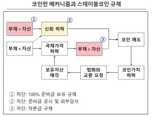 "은행 바젤처럼 스테이블코인 발행사 규제 필요…코인런 예방"_한상민