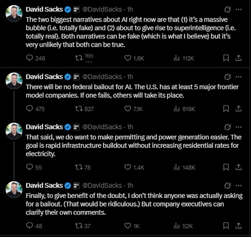 백악관 AI 차르 "AI 기업에 연방 구제금융은 없을 것"_최진우