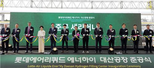 롯데에어리퀴드 에너하이, 수소 출하센터 가동…"모빌리티 시장 선도"_김용갑