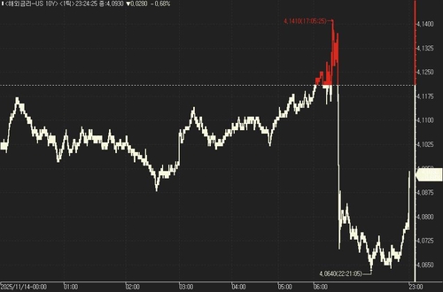 美 국채가 강세…AI 거품 불안에 안전 선호↑_진정호