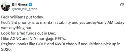 빌 그로스 "'윌리엄스 풋'…12월에 금리 인하 있을 것"_홍경표