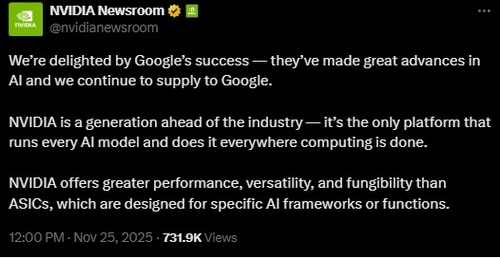 엔비디아, 구글 AI 칩 견제…"우리는 한 세대 앞서"_최진우