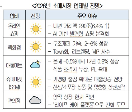 AI·데이터가 내년 유통업 성패 가른다…온라인 시장 290조 전망_정수인