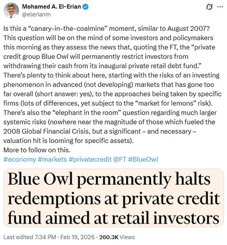 [출처 : 모하메드 엘 에리언 엑스 계정]