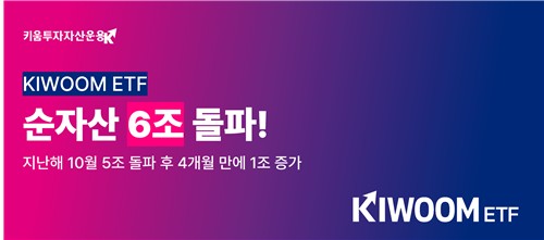 키움운용 ETF 순자산 6조 원 돌파…'지수·전략형'으로 차별화_노요빈