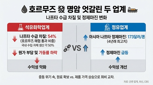 중동전쟁 여파…나프타 조달 차질에 정유·석화 '명암'_김용갑