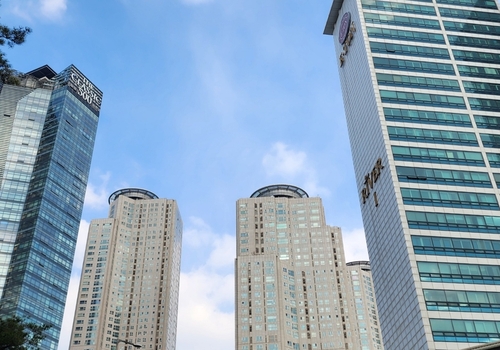 광진구 아파트 단지 모습