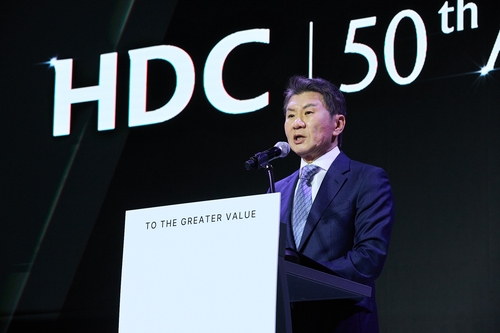 정몽규 HDC그룹 회장, 창립 50주년 맞아 "AI 고도화로 산업 경계 허물 것"_주동일