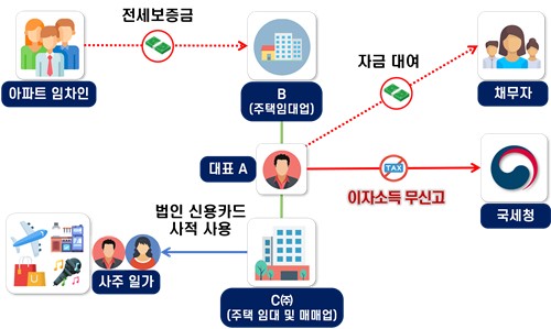 세무조사 착수 사례