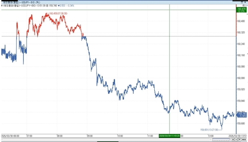 [도쿄환시] 달러-엔, 한때 160엔…구두개입에 159엔대 되돌림_이민재