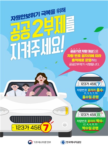 정부, 8일부터 공공車 2부제…민간은 자율적 5부제 유지_유수진