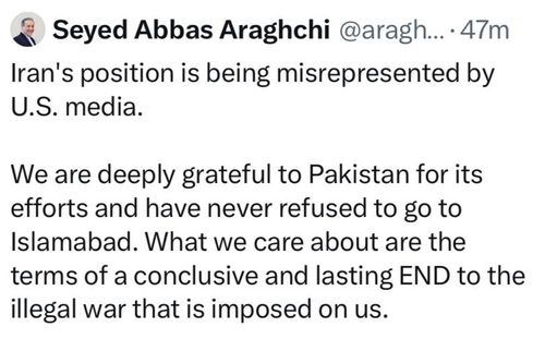 아바스 아라그치 이란 외무부 장관