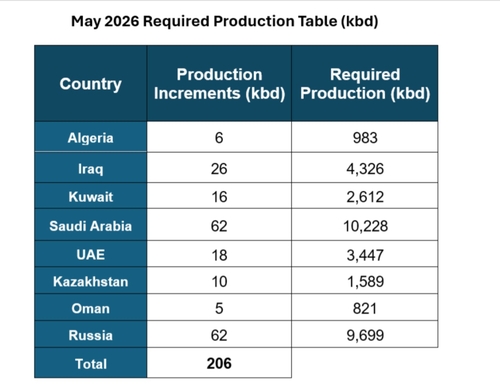 OPEC+, 5월부터 하루 20만6천배럴 증산…"에너지 인프라 공격 우려"_최진우