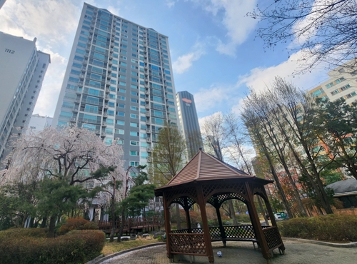 구로구 신도림동의 아파트 단지