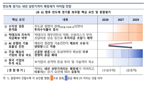 한은 "AI 반도체 수요 확대에 확장세 내년 상반기까지 지속 전망"_윤시윤