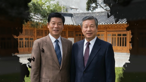 SK그룹이 AI로 제작한 최종현 창업회장과 최종현 선대회장 영상